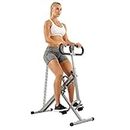 Sunny Health & Fitness Squat Assist Upright Row-N-Ride Rowing Machine, Horse Riding Machine Full Body Exercise Indoor Trainer Equipment for Home Gym Use - NO.077S