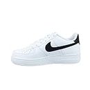 Nike Air Force 1 (GS) Chaussures de Sport Basses, Blanc White Black White, 40 EU