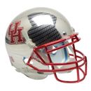 Houston Cougars Schutt Aqua Silver Mini Football Helmet