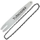 Yutacorex 12inch Chainsaw Guide Bar and Chain Combo,Replacement Accessories Fits stihl Pole Pruner HT102,HT103,HT133, HT131,HT100, HT101, HT103,HT105,HT73,Fits MS150T,1/4,043,64DL(1chain+1Bar)
