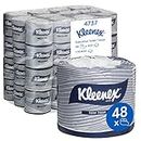 Kleenex 4737 Kleenex Executive Toilet Tissues, White, 300 Sheets/Roll, Case of 48 Rolls, White 5.332 kilograms