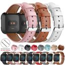 For Fitbit Versa 4 3 Sense 2 Genuine Leather Watch Band Strap Wristband Bracelet