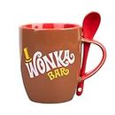 Grupo Erik: Tazza Willy Wonka | Tazza cioccolata calda in ceramicaWilly Wonka con cucchiaino, 380 ml, ideale come Willy Wonka Gadget, Tazza Cioccolata Calda