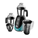 Crompton Ameo 750-Watt Mixer Grinder with MaxiGrind and Motor Vent-X Technology (3 Stainless Steel Jars and 1 Juicer Jar, Black & Green) (AMEO-4JARS)