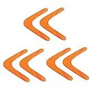 SAFIGLE 6 Pcs Outside Toy for Kids Outside Kids Toys Outdoor Equipment Boomerang Sports Equipment Ufo Orange Bamboo Child Boomerang Wooden Kids Sports Toys Maneuver Dart
