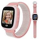 Kids Smartwatch with GPS 4G，HD Touchscreen Watch with Phone GPS Tracker Real Time Location SOS Video Call Voice Chat Camera Waterproof Compatible Android and iOS for Boys Girls Gift