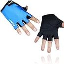 UBERSWEET® B blueLong Fingerless Ultralight Cycling Elastic Outdoor Sports Fitness Fishing Camping Guantes Ciclismo