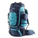 TriPole Walker Pro Rucksack for Trekking and Hiking (60 Litres Blue)