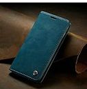 ClickCase™ for iPhone 6, 6s, 6G Sheepskin Series Faux Soft Leather Wallet Flip Case Kick Stand with Magnetic Closure Lightweight Slim Flip Cover for iPhone 6, 6s, 6G (Greenish Blue)