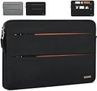Laptop Case 13-14 Inch Laptop Sleeve 360°Protective Laptop Sleeve Case Waterproof Computer Notebook Bag Compatible with 13 Inch MacBook Air/Pro/ASUS/DELL/Lenovo/HP/ACER, Black