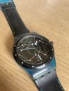 AUTOMATIC SWATCH WATCH SISTEM 51 BLUE SYSTEM SUTS401 WITH BOX AND DOCUMENTS
