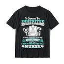 Nursing School Graduation Inherited RN LPN Nurse Grad 2021 T-Shirt Camisas Hombre Tshirts Casual Discount Men Tees Casual Cotton Black L
