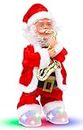 Zest 4 Toyz Singing Santa, Dancing Santa Claus,Santa Claus Christmas Decoration, Dancing Santa Claus, Christmas Decoration Figure, Singing (28cm Saxophone)
