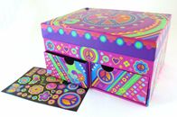 Caja de joyería de mosaico ligero Cra-Z-Art Shimmer N Sparkle