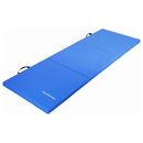 Balancefrom Fitness Gogym 6' X 2' X 1.5" Folding 3 Panel Exercise Gym Mat Foam in Blue | 72 H x 24 W x 1.5 D in | Wayfair BFGM-153BLUE
