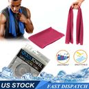 Cooling Towel Snap Cooling Neck Wrap Cold Towel for Sports Yoga Workout Outdoor 