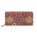 boshiho Women's Cork Leather Wallet, Ecological & Vegan, Women's Cork Wallet, Gift Wrapping Gift, E, 7.9 x 4.5 x 1.2 inch/19.5 * 10 * 2 cm, Casual