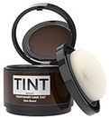 Hair Tint - Instant Hair Concealer for Greys, Thinning Hair, or Patchy Beards. Temporary Hair Shadow for all hair types. Sweat and Weather Resistant. No Messy Fibers. (Dark Brown)