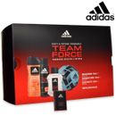 Perfume Hombre adidas Team Force 100ml Gel de Ducha Desodorante Mini Fútbol