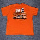VTG Tony Stewart Home Depot #20 Nascar T-Shirt Mens XL Orange Winners Circle