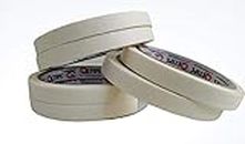 ETI Masking Tape for Carpenters & Painters 1 tube : 6 Rolls of 12mm X 20Mtr Each (6)