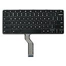 Rinbers Laptop US Keyboard for Acer Chromebook 11 Spin 311 R721T Keyboard Replacement NK.I111S.086 NK.I111S.0BA (Lock Key)