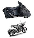 Ridershine 100% Waterproof Two Wheeler Cover - Bike Body Cover for Husqvarna Vitpilen 250 Black