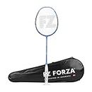 FZ FORZA Light 10.1 Badminton Racquet, Blue, Balance Head Heavy, Light Weight 82 g, Advanced Level, Tension-30 lbs, INNOVATED in Denmark