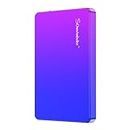 Somnambulist 1TB Portable External Hard Drive USB3.0 Ultra Slim HDD Storage Compatible for PC, Desktop, Laptop, Game Console, PS4 （Blue Purple Gradient） YD0002 1TB External HDD