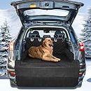 Pet Trunk Cargo Liners Thicken with Side Walls and Bumper Flap Protection Non Stick Fur-Waterproof Oxford Dog Car Seat Cover SUV-Durable Pet Travel Producte Floor Mat Easy Clean