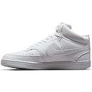 Nike Men Low-Top Sneakers Basketball Shoe, White, 11 US