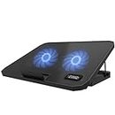 Zinq Technologies Zinq Cool Slate Dual Fan Cooling Pad for Notebook/Laptop with Dual USB Port(Black)