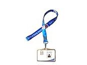 Click Whiz Indian Railway's Lanyards/Ribbons for ID Card with Free Metal Card Holder for Official Use.