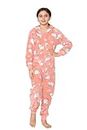 A2Z Kids Unicorn Print Onesie Pyjama Sets for Boys and Girls - E.Soft 931 Unicorn Peach._9-10