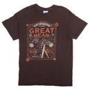 Camiseta Hershey Park Great Bear Montaña Rodante Marrón Unisex Talla Pequeña