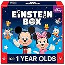 Einstein Box Featuring Disney for 1-Year-Old Boys/Girls | Board Books and Pretend Play Gift Pack | Learning and Educational Toys and Games | with Mickey and Minnie Mouse |