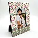 RAG28 Wooden Table Photo Frame For Home Decor | Photo Size: 4 X 6 Inches | Overall Frame Size: 8.5 X 6.5 Inches - PH20