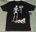 Halloween Skeleton Shirt Mens ‘I’VE GOT YOUR BACK’ Funny (Walmart USA) SMALL NWT