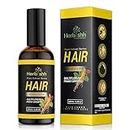 Herbishh Hair Growth Vitalizer Serum, Anti Hair Loss, Thinning, Repairs Hair Follicles, Promotes Thicker, Stronger Hair, And Promotes Hair Regrowth for Men and Women