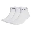 adidas Mixte Set Di 3 Paia Di Calzini Lineari Socks, white/black, S EU
