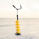 8" Nylon Ice Drill Auger 14" Adjustable Extension Rod Ice Fishing Durable Hard!