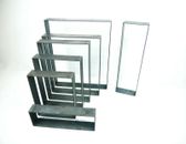 Metall Tischbein stark massiv flach Stahl Tischkonsole Schreibtischbank Stahlmöbel