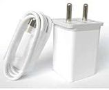 Deepsheila Oppo Wall Charger Accessory Combo for All Mobile Phones 2 A Mobile Charger with Detachable Cable (White)