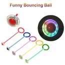 Leuchtender Fußkreisel Springkreisel Skip Ball Outdoor Hüpfspiel Wheel  !!