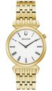 Bulova Womens Regatta Quartz Gold Tone Bracelet Watch 30MM 97L161
