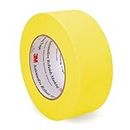 3M 06656 Crepe Paper Automotive Refinish Masking Tape, 28 lbs/in Tensile Strength, 60 yds Length x 2 Width, Yellow
