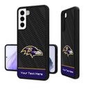 Baltimore Ravens Personalized EndZone Plus Design Galaxy Bump Case
