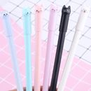 Cute Cat Pens Girls Gel Pens Black Ball Point Pens For Office Supplies 3ml