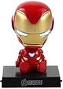 V WOMEN Iron Man Superhero Bobblehead Toy with Mobile Holder|Suitable for Car Dashboard
