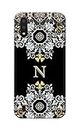 ELRACases� Name II Initial II Letter Alphabet N Floral Pattern Back Cover Case for Samsung Galaxy M01, SM-M015F / DS, SM-M015G / DS Back Cover -(V6) RAJ1009
